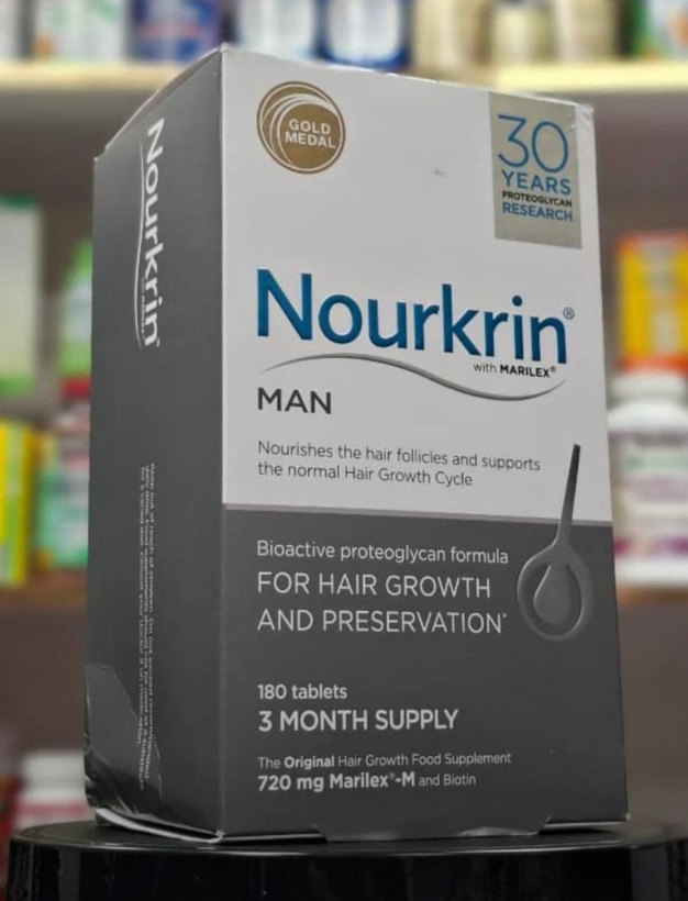 مکمل ریزش موی نورکرین آقایان ۱۸۰عددی