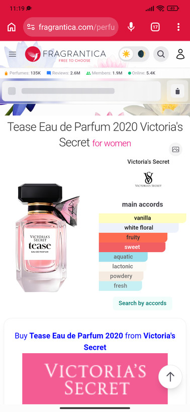 عطر ادکلن ویکتوریا سیکرت تیز ۱۰۰میل