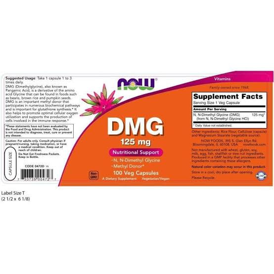 کپسول تقویت سیستم ایمنی بدن NOW DMG 125mg (100 عددی)