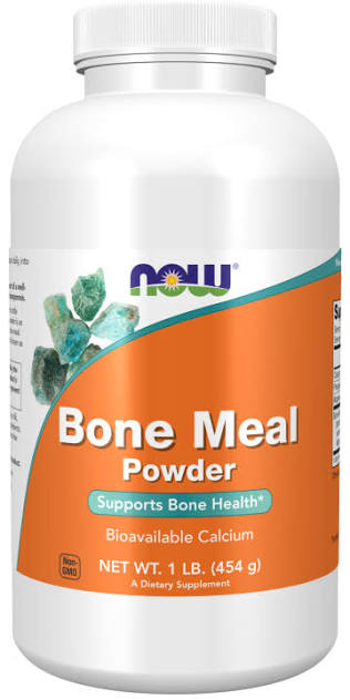 پودر Bone Meal برند NOW؛ منبع کلسیم با قابلیت جذب زیستی